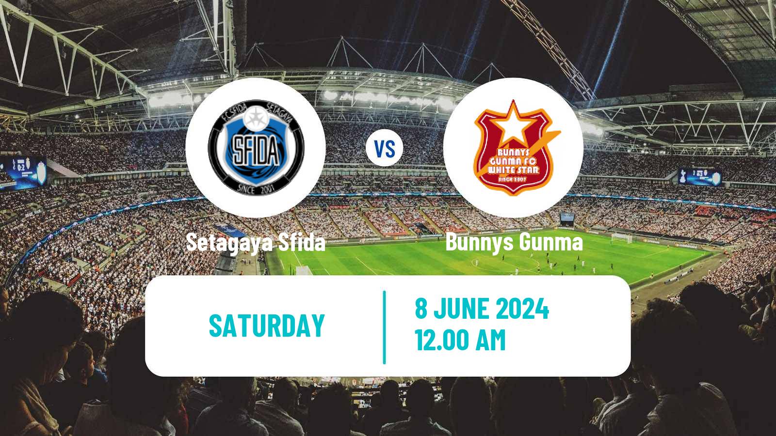 Football Japan Nadeshiko League Women Setagaya Sfida - Bunnys Gunma