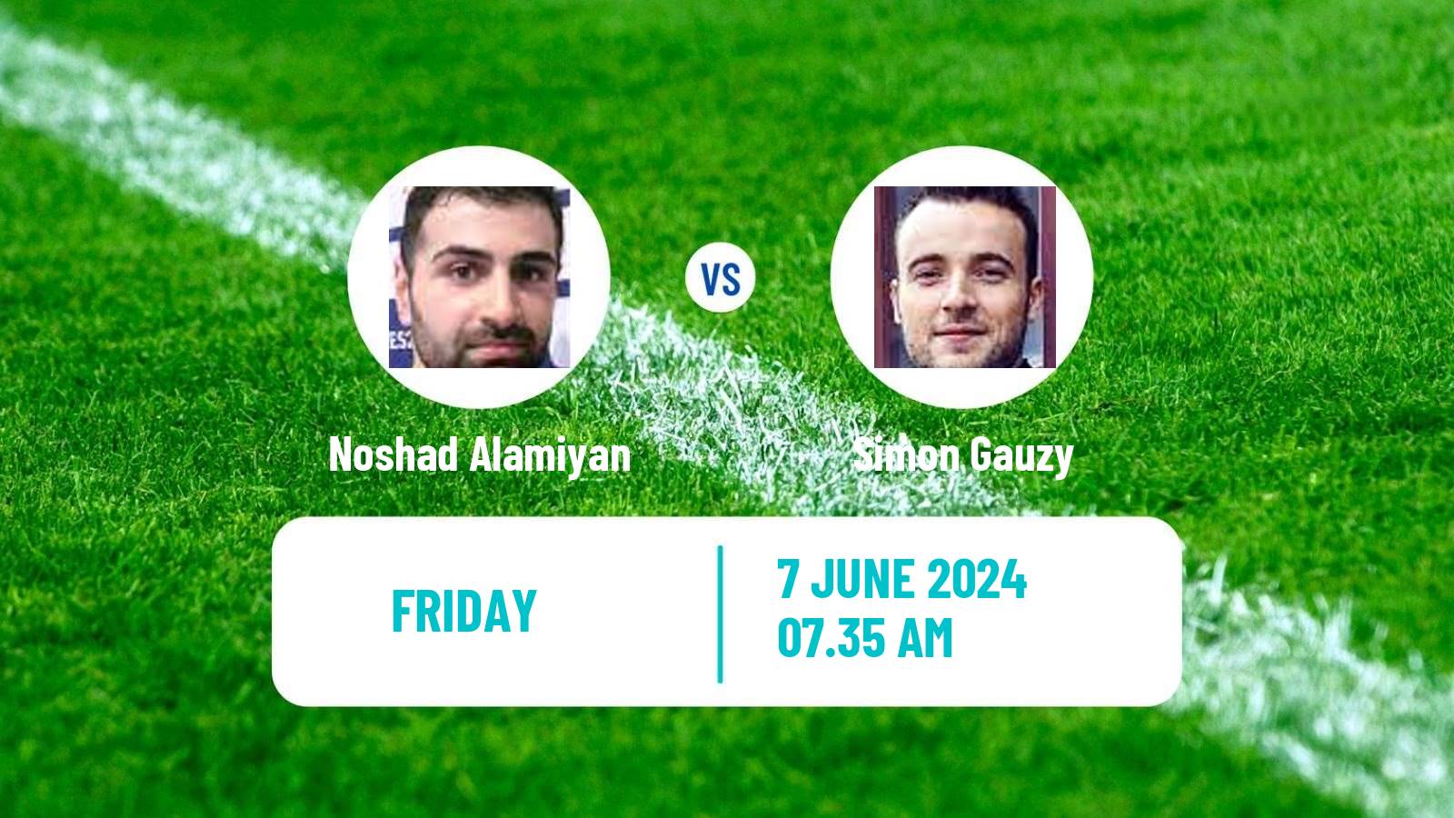 Table tennis Wtt Contender Zagreb Men Noshad Alamiyan - Simon Gauzy