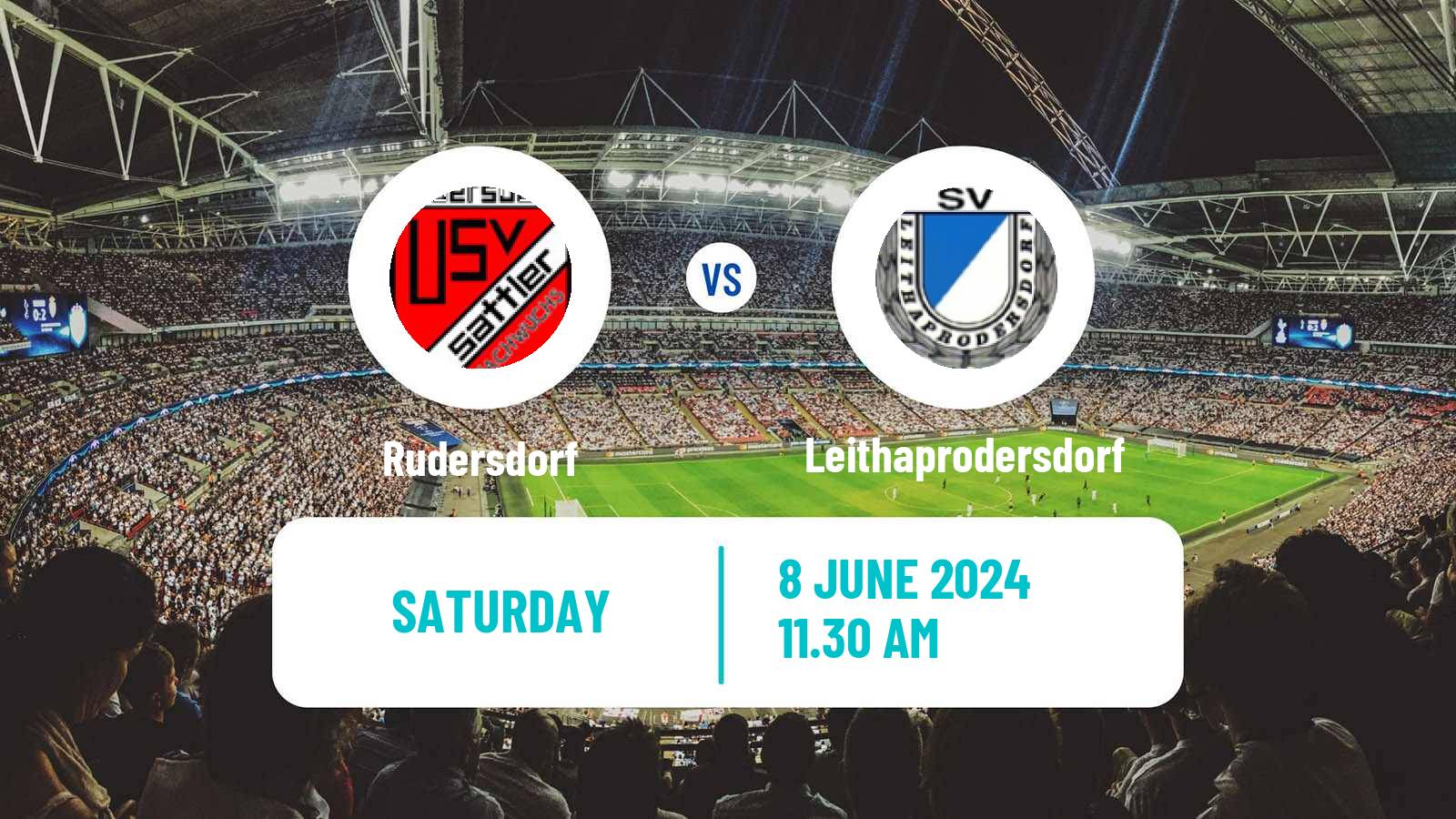 Soccer Austrian Landesliga Burgenland Rudersdorf - Leithaprodersdorf