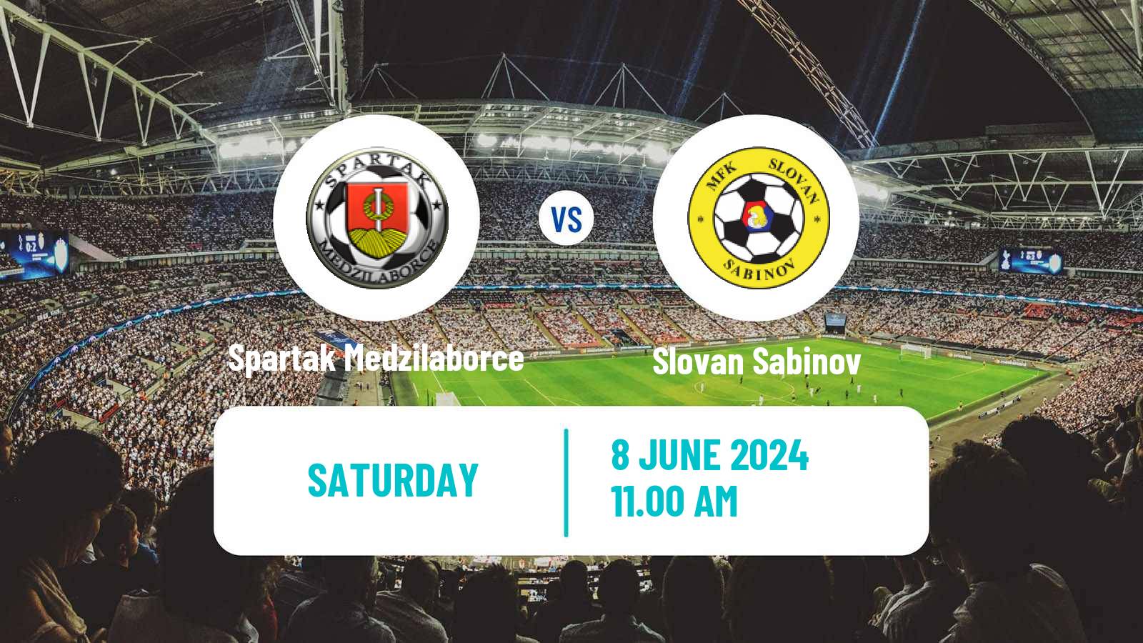 Soccer Slovak 4 Liga East Spartak Medzilaborce - Slovan Sabinov