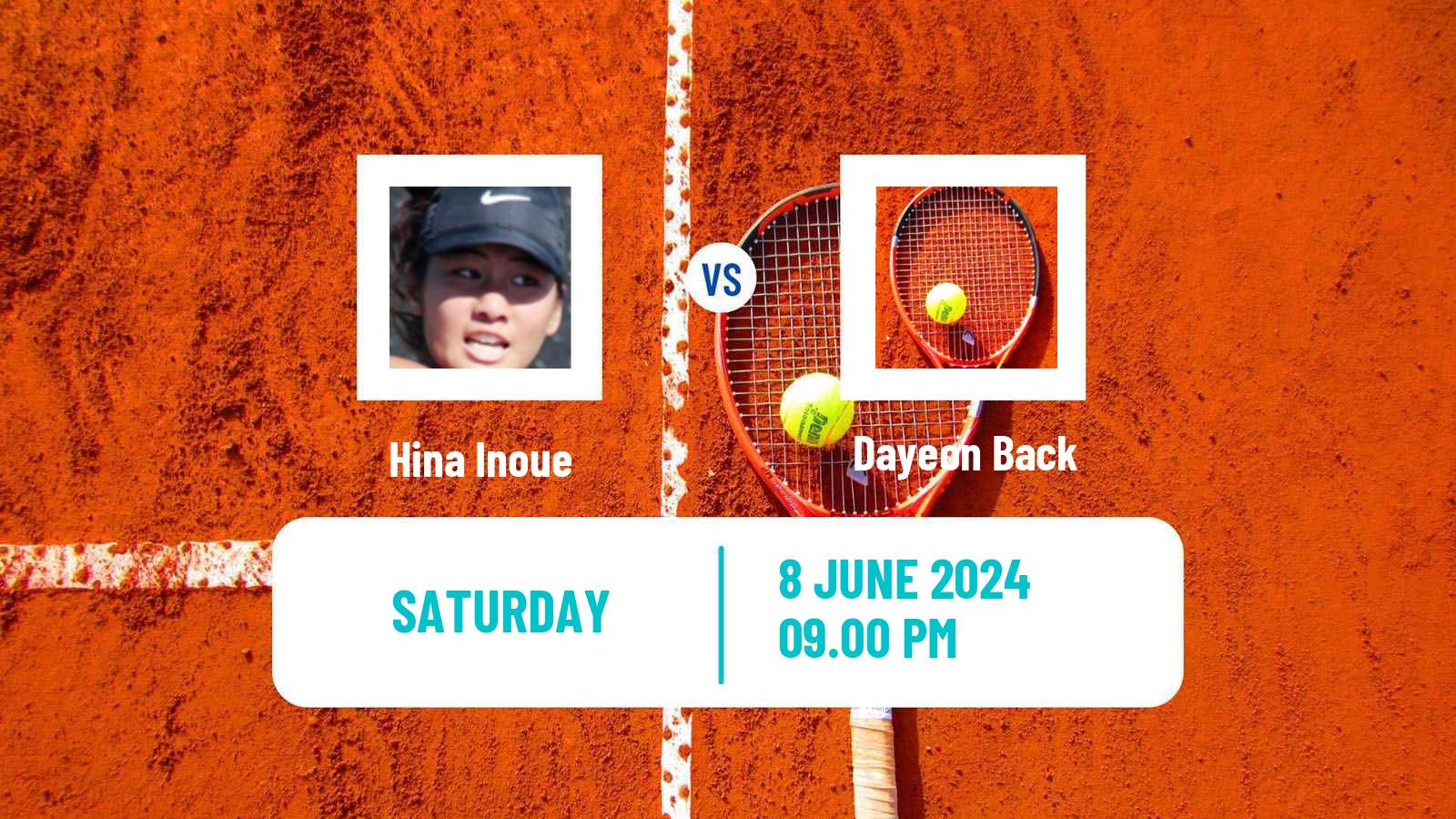 Tennis ITF W35 Daegu Women Hina Inoue - Dayeon Back