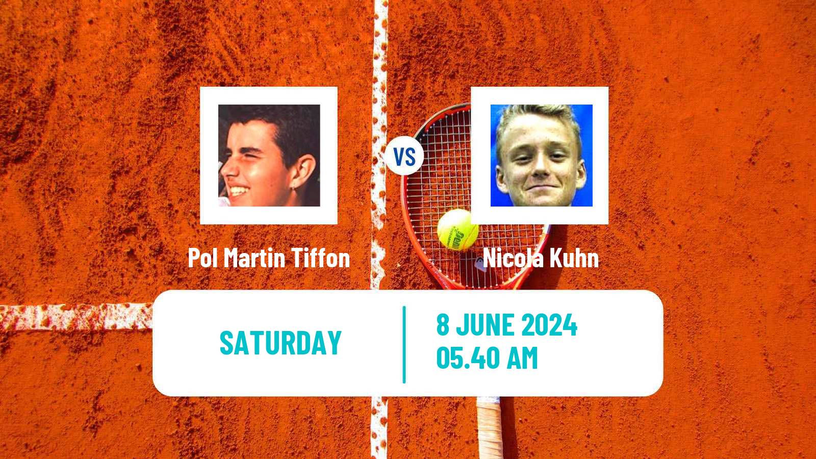 Tennis ITF M25 Cordoba Men Pol Martin Tiffon - Nicola Kuhn
