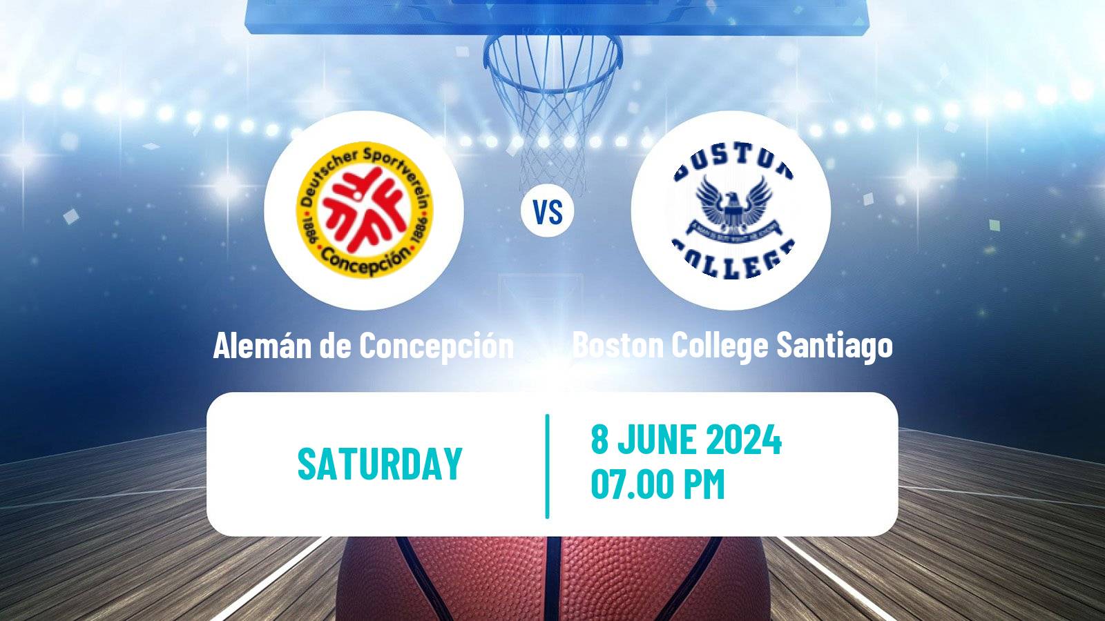 Basketball Chilean LNB 2 Alemán de Concepción - Boston College Santiago