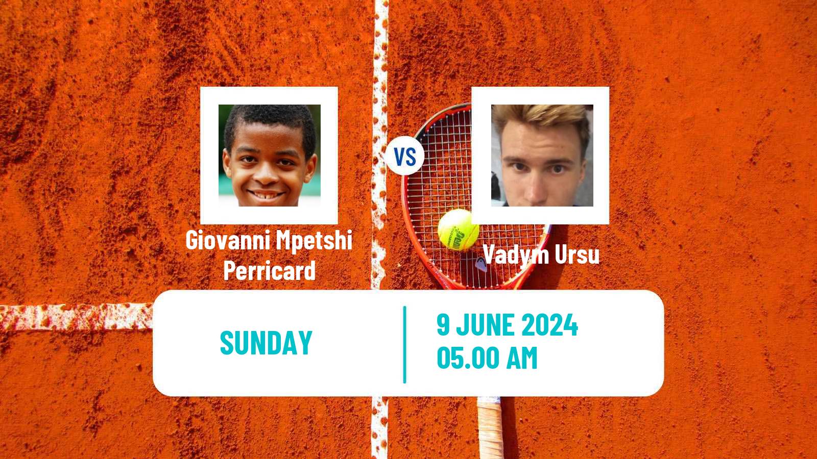 Tennis ATP Stuttgart Giovanni Mpetshi Perricard - Vadym Ursu