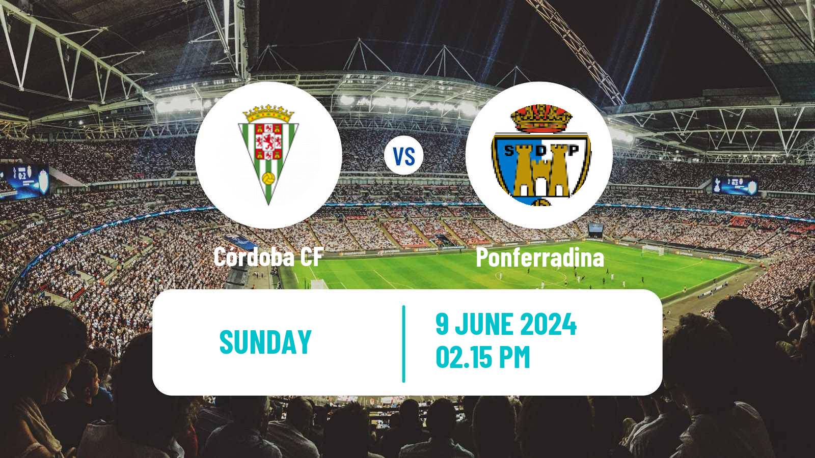 Soccer Spanish Primera RFEF Group 1 Córdoba - Ponferradina