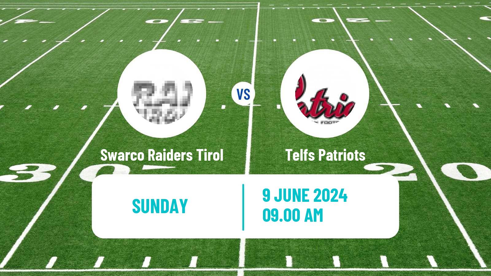 American football Austrian Football League Swarco Raiders Tirol - Telfs Patriots