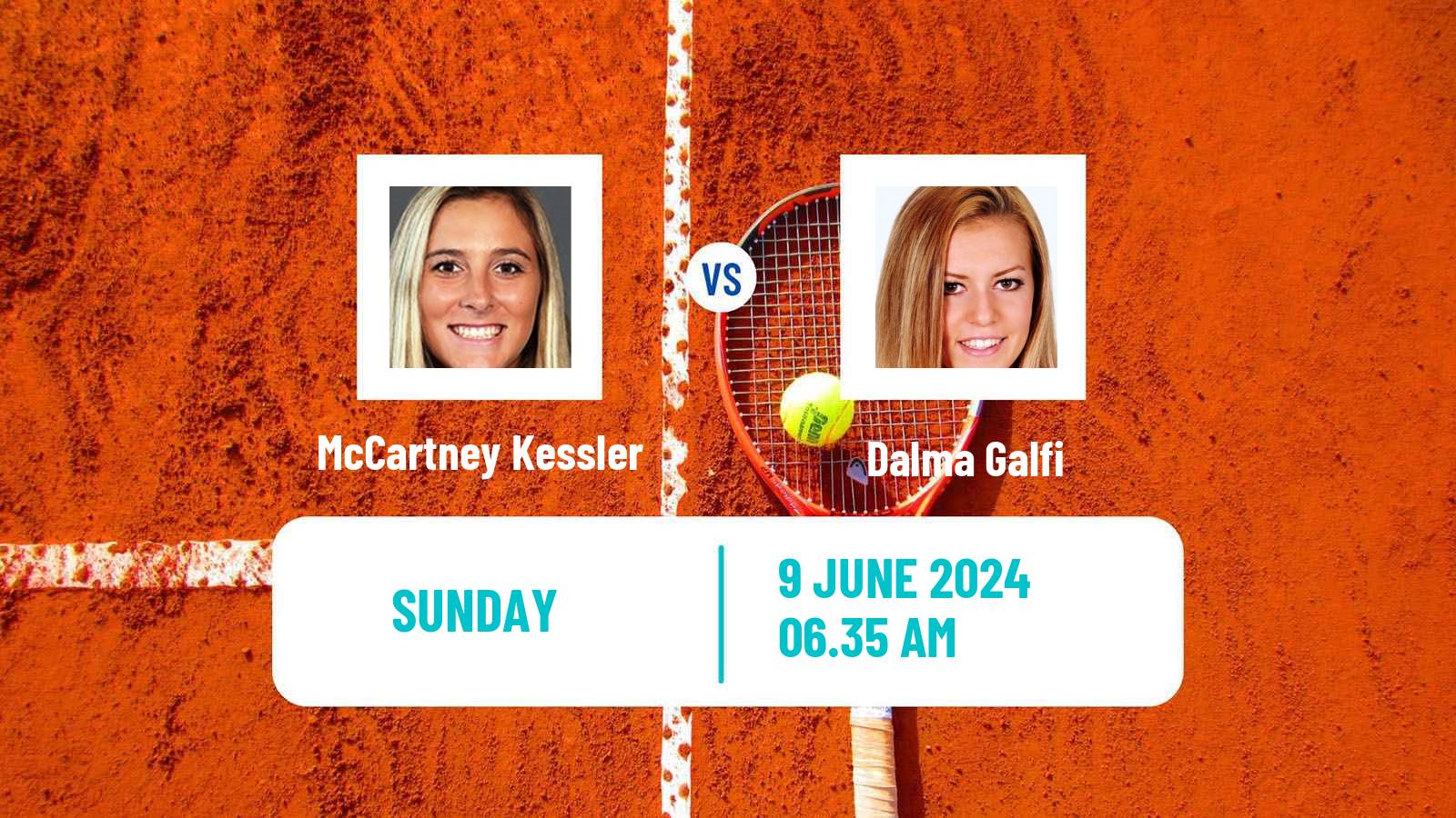 Tennis WTA Hertogenbosch McCartney Kessler - Dalma Galfi