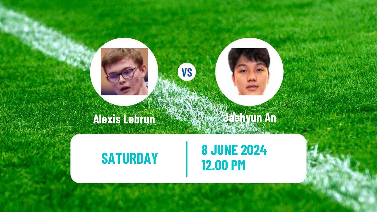 Table tennis Wtt Contender Zagreb Men Alexis Lebrun - Jaehyun An