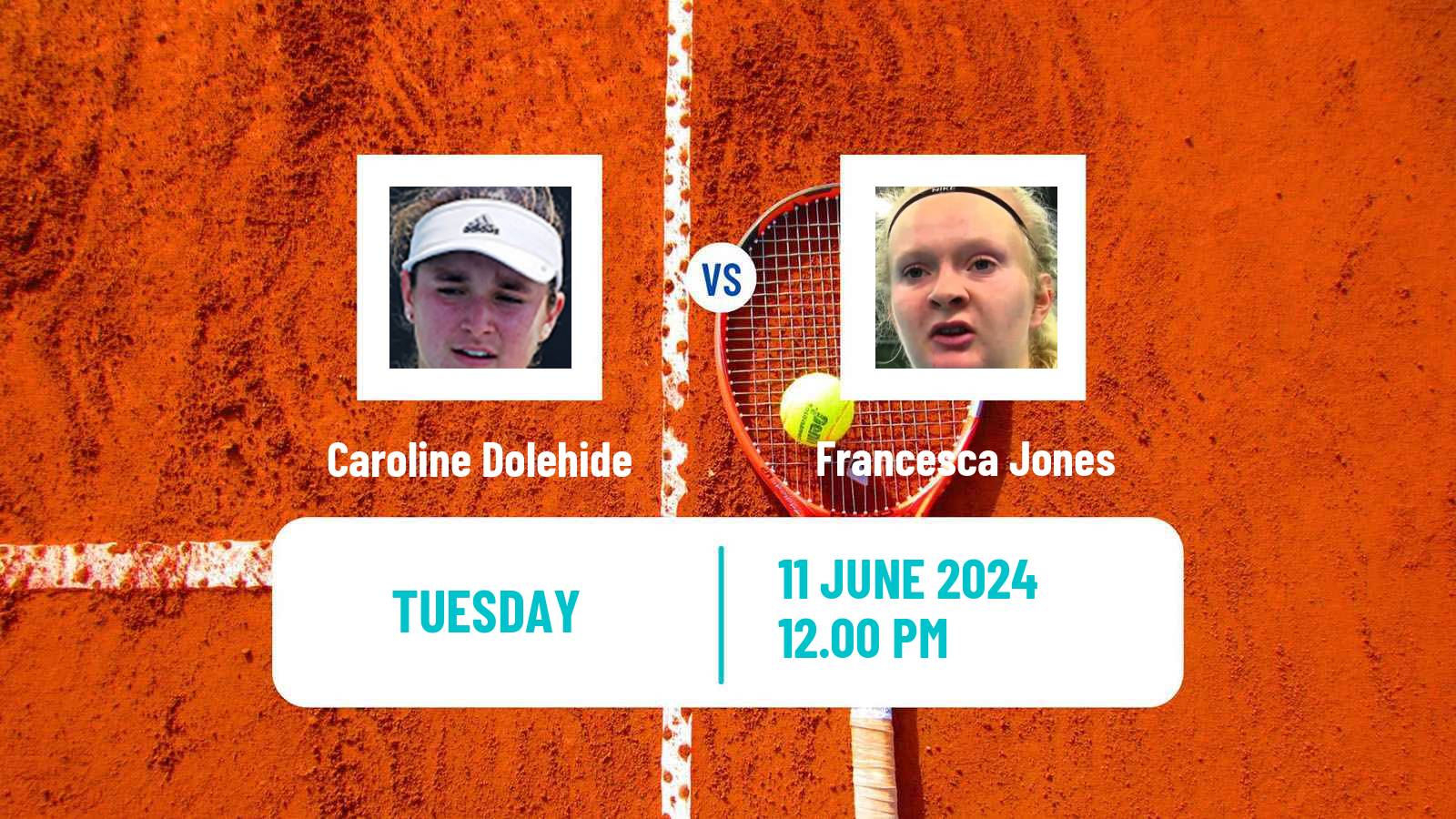 Tennis WTA Nottingham Caroline Dolehide - Francesca Jones