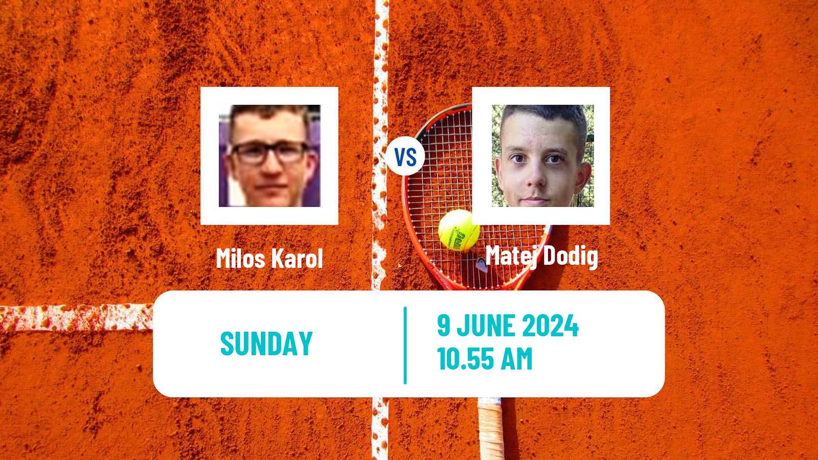 Tennis Bratislava Challenger Men Milos Karol - Matej Dodig