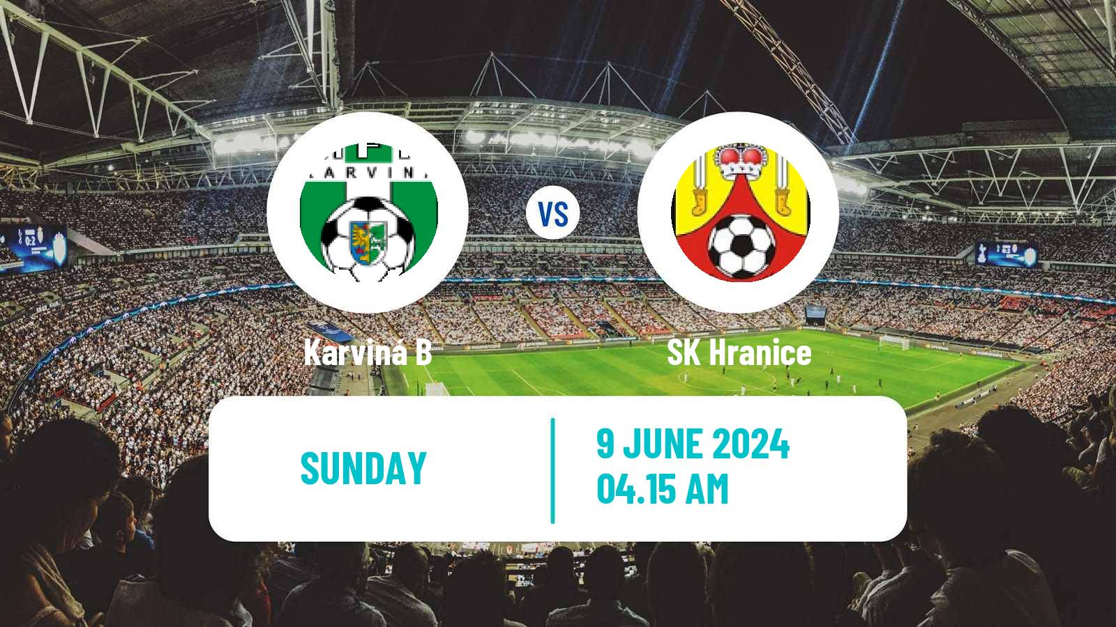 Soccer Czech MSFL Karviná B - Hranice