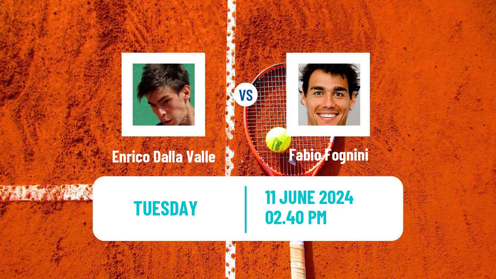 Tennis Perugia Challenger Men Enrico Dalla Valle - Fabio Fognini