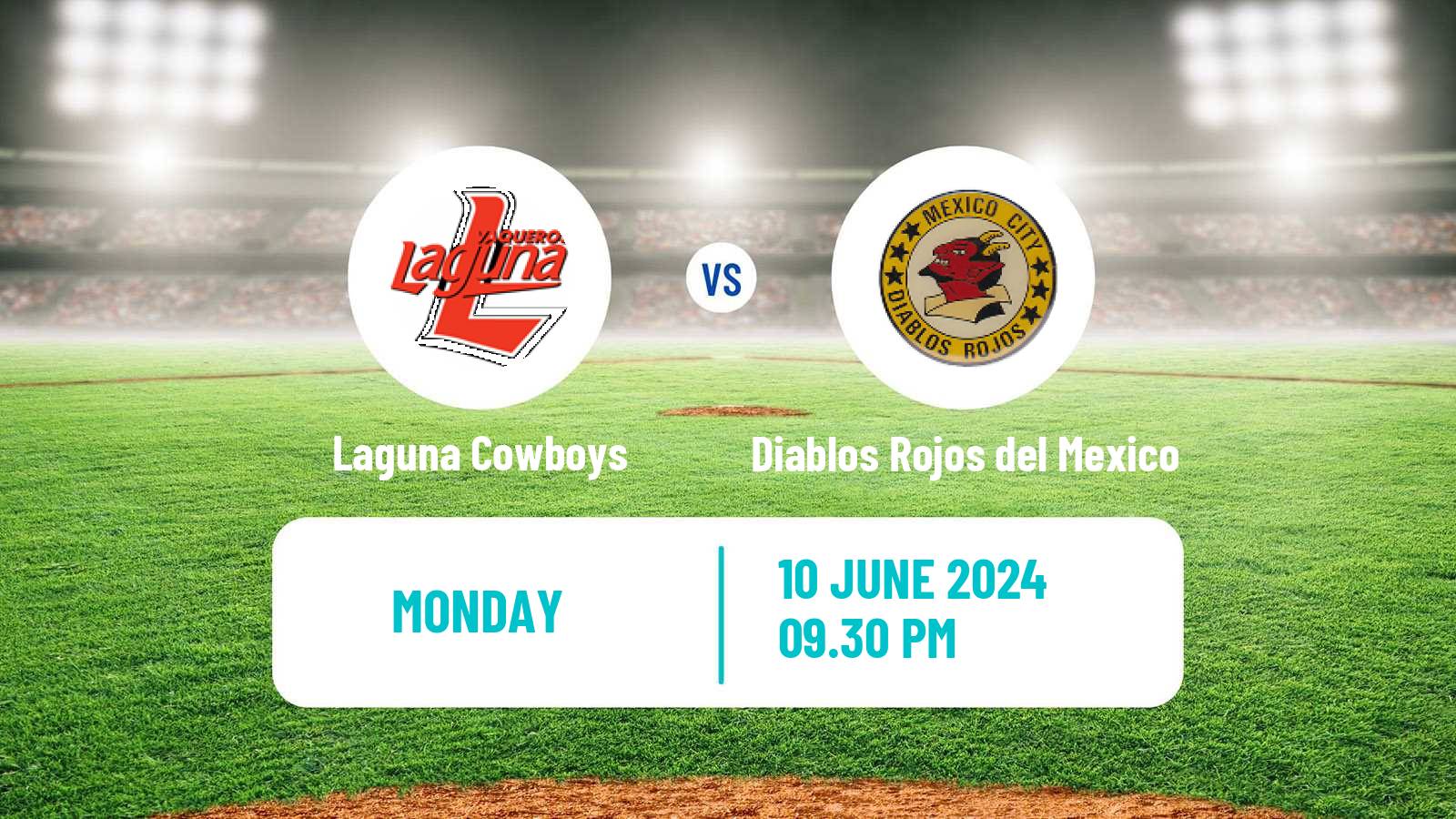 Baseball LMB Algodoneros de Unión Laguna - Diablos Rojos del Mexico