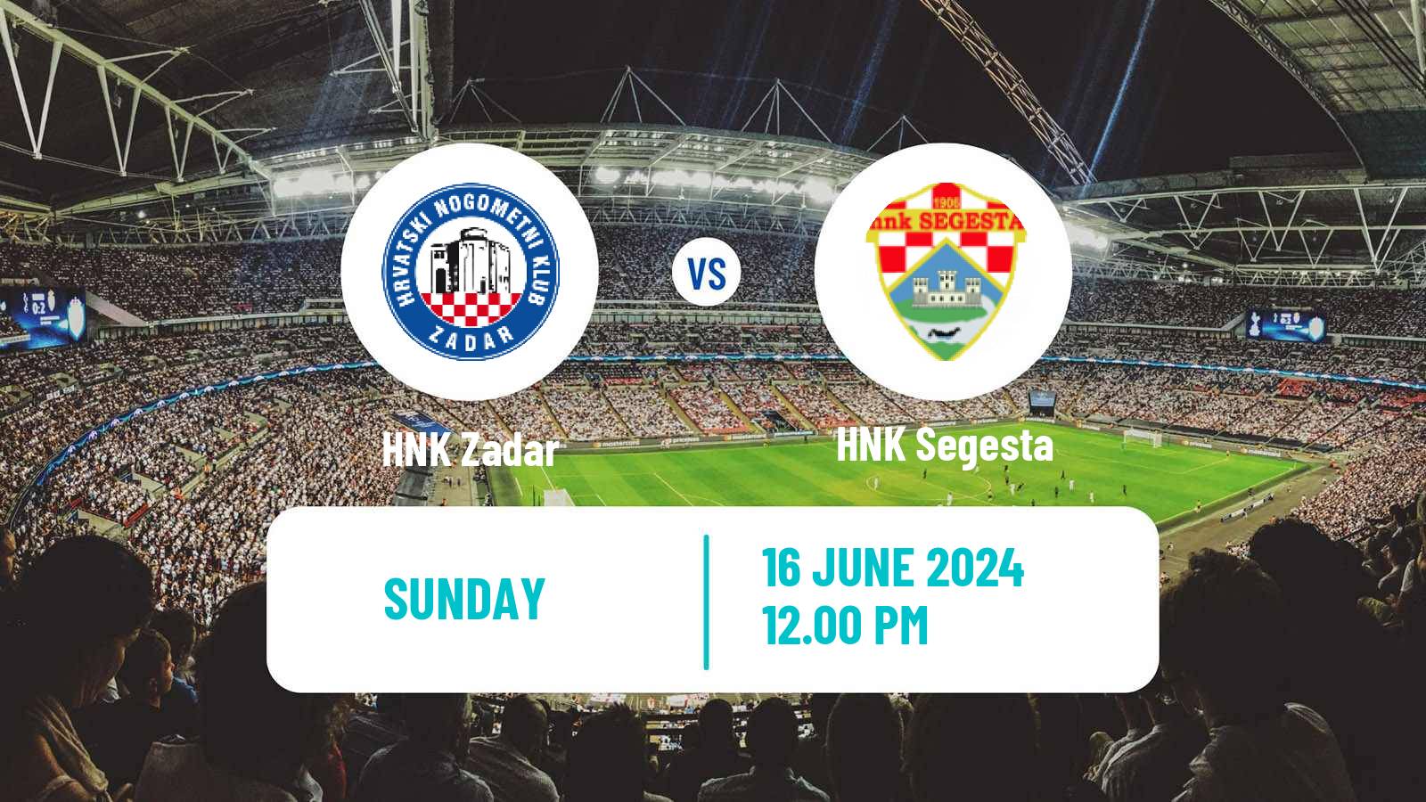 Soccer Croatian Druga NL HNK Zadar - Segesta