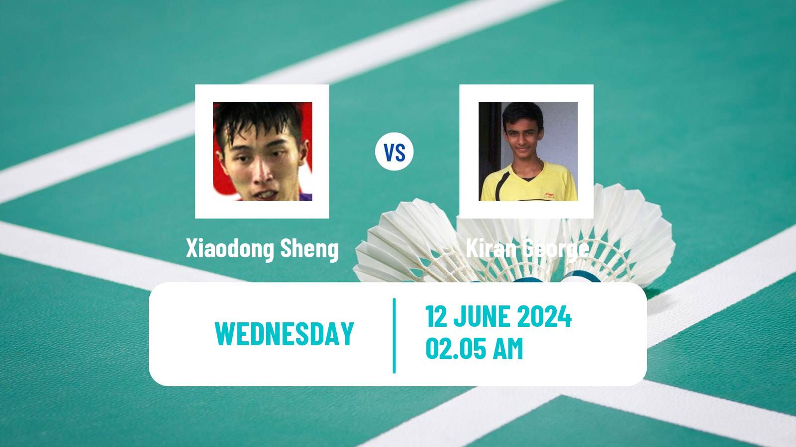 Badminton BWF World Tour Australian Open Men Xiaodong Sheng - Kiran George