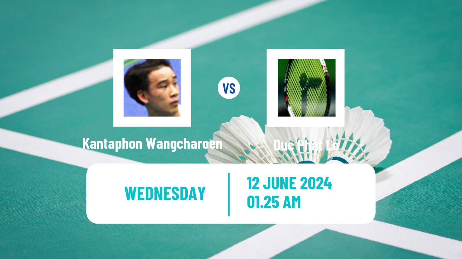 Badminton BWF World Tour Australian Open Men Kantaphon Wangcharoen - Duc Phat Le