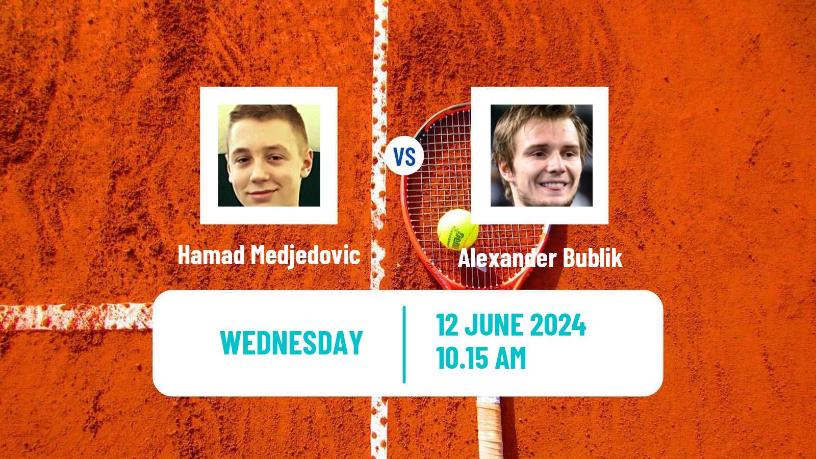 Tennis ATP Stuttgart Hamad Medjedovic - Alexander Bublik