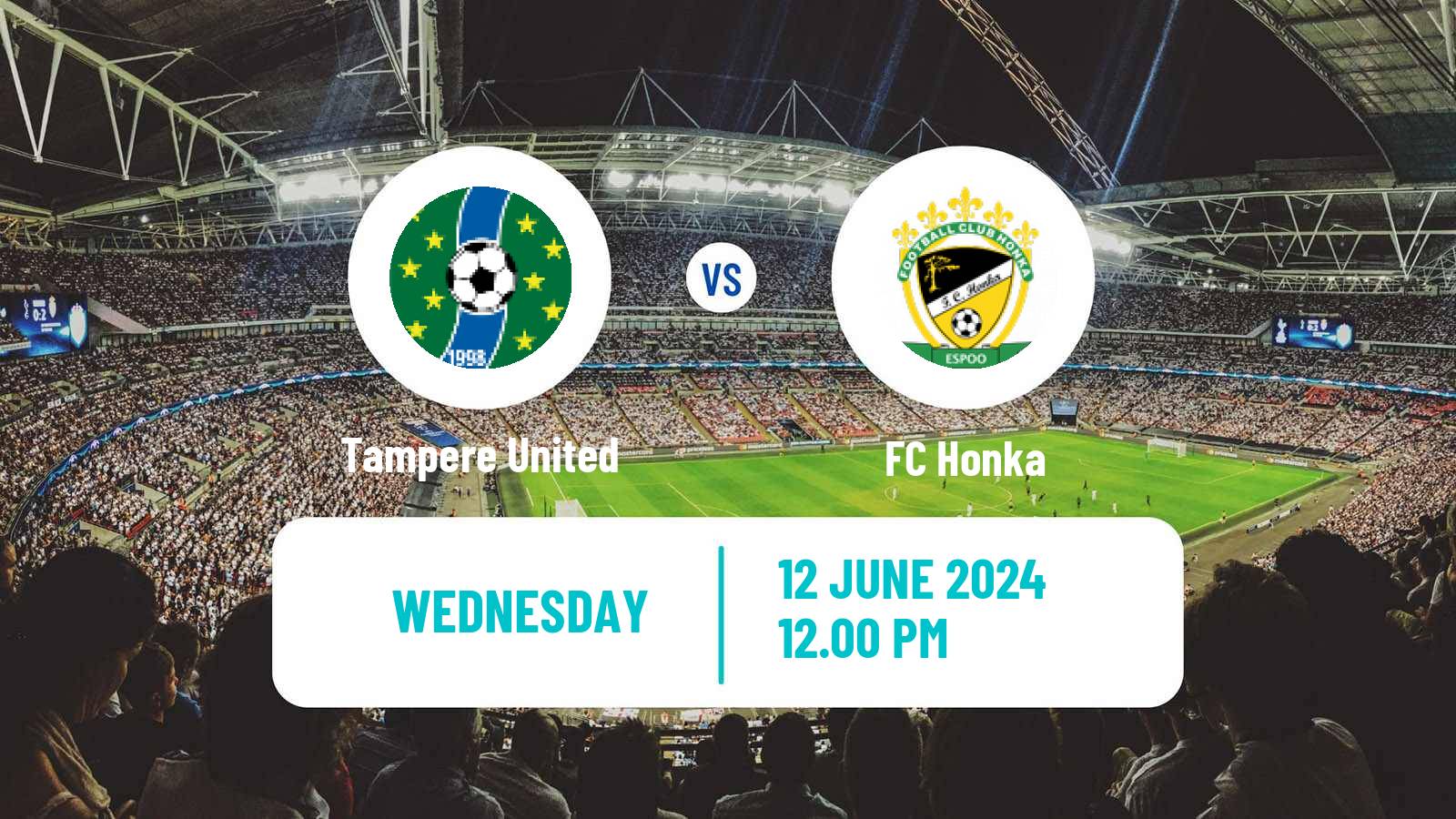 Soccer Finnish Kakkonen Group B Tampere United - Honka