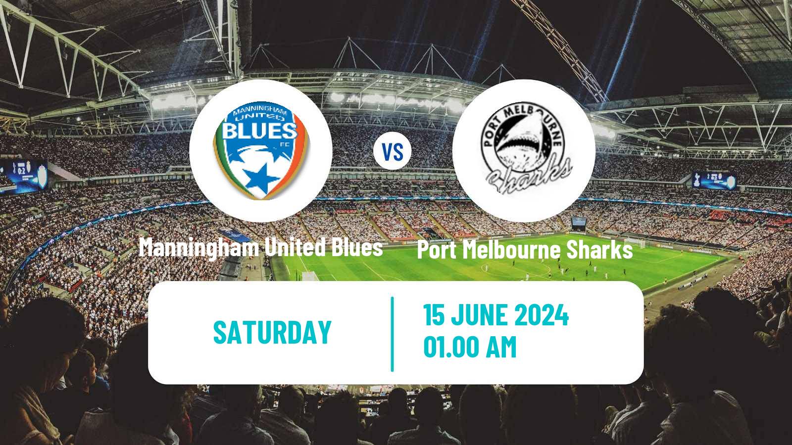 Soccer Australian NPL Victoria Manningham United - Port Melbourne Sharks