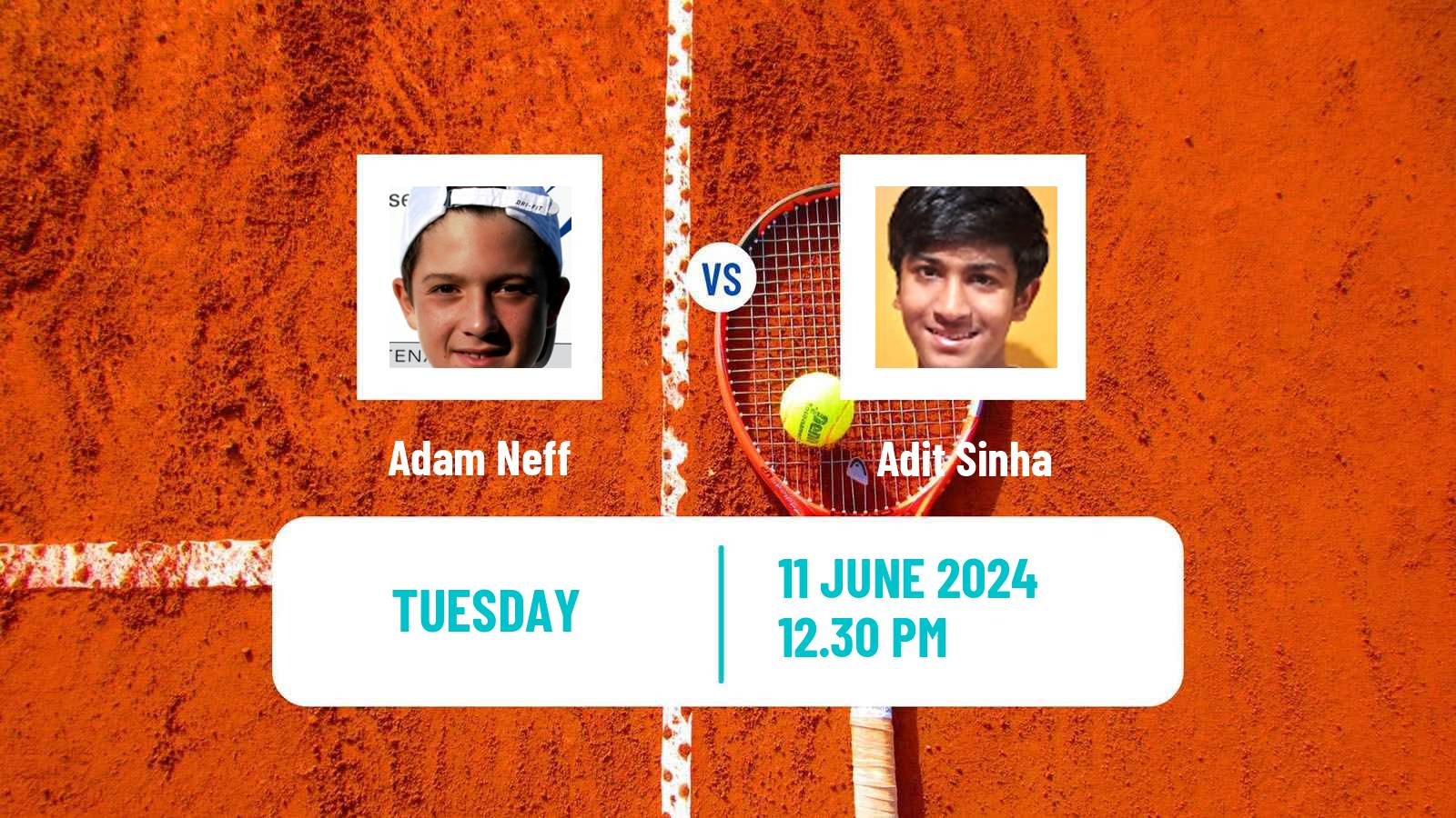 Tennis ITF M15 Santo Domingo 2 Men Adam Neff - Adit Sinha