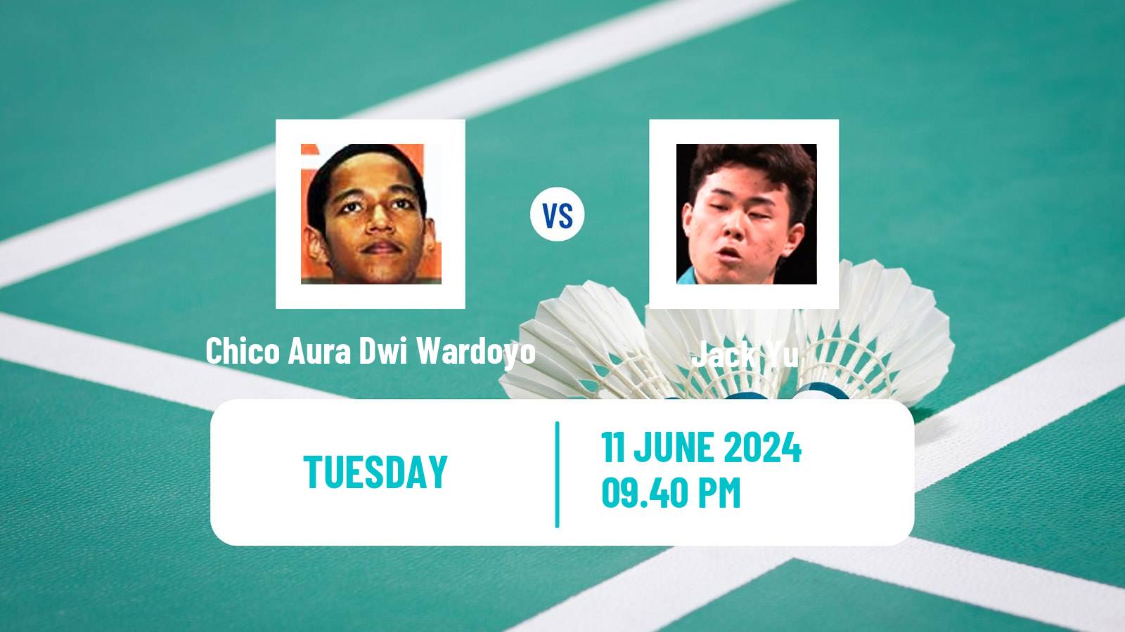 Badminton BWF World Tour Australian Open Men Chico Aura Dwi Wardoyo - Jack Yu