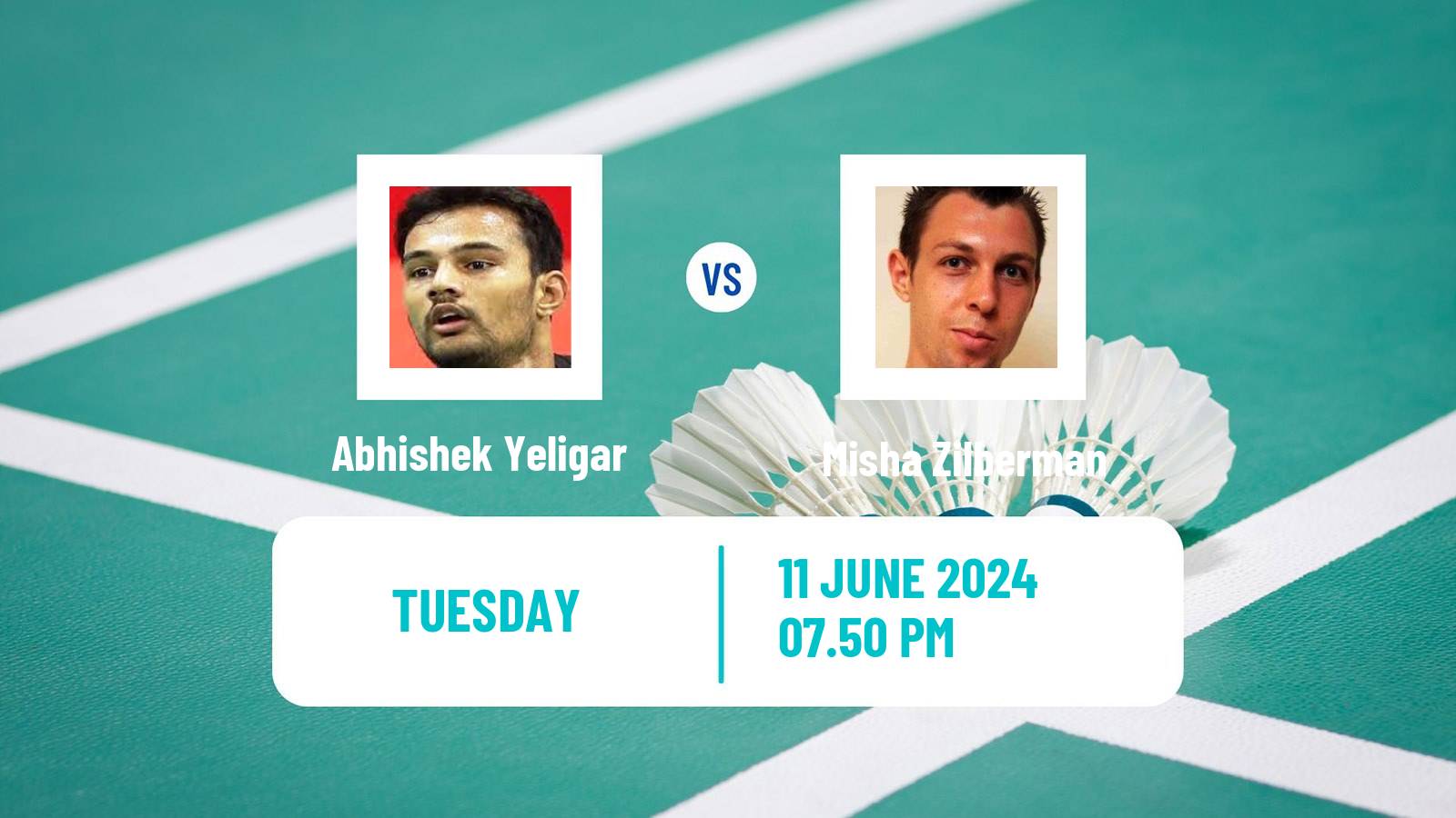 Badminton BWF World Tour Australian Open Men Abhishek Yeligar - Misha Zilberman