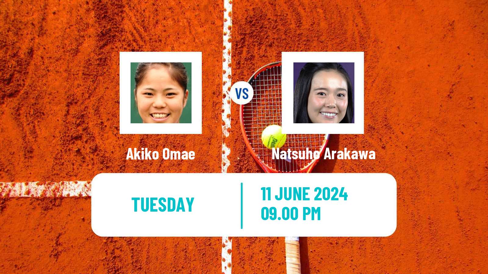 Tennis ITF W15 Tokyo 2 Women Akiko Omae - Natsuho Arakawa