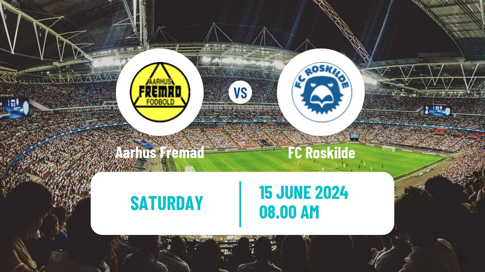 Soccer Danish 2 Division Aarhus Fremad - Roskilde