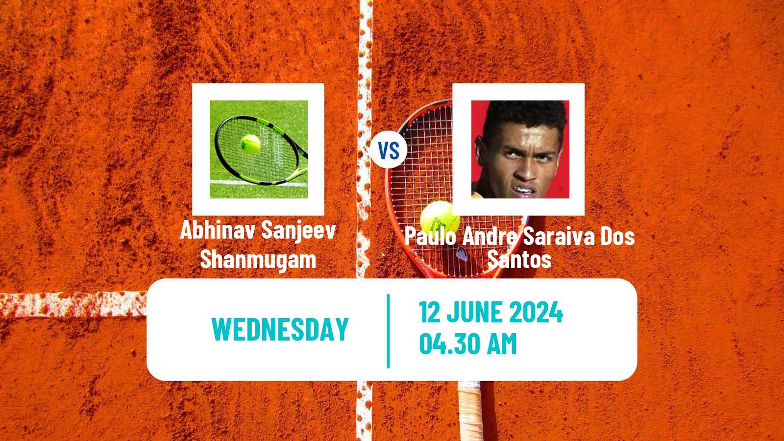 Tennis ITF M15 Monastir 24 Men Abhinav Sanjeev Shanmugam - Paulo Andre Saraiva Dos Santos