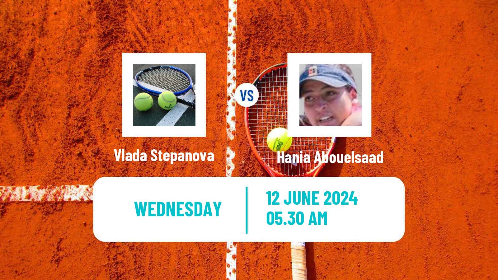 Tennis ITF W15 Monastir 22 Women Vlada Stepanova - Hania Abouelsaad