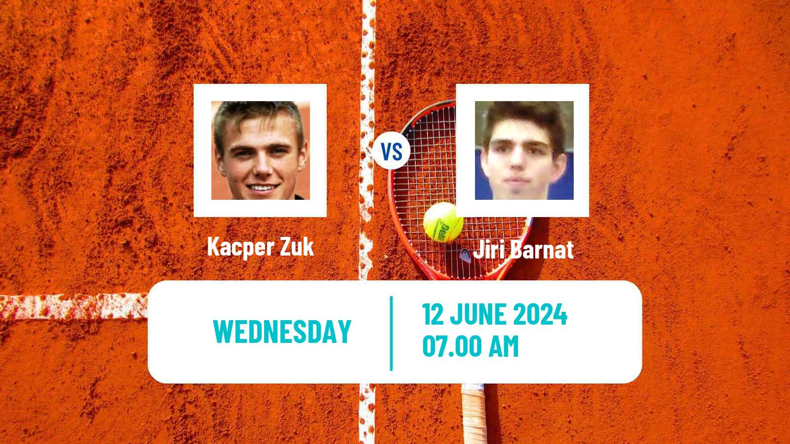 Tennis ITF M15 Koszalin Men 2024 Kacper Zuk - Jiri Barnat
