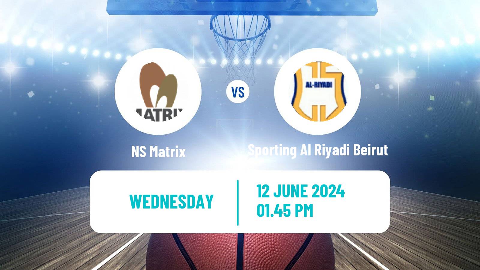 Basketball Asia Champions League Basketball NS Matrix - Sporting Al Riyadi Beirut