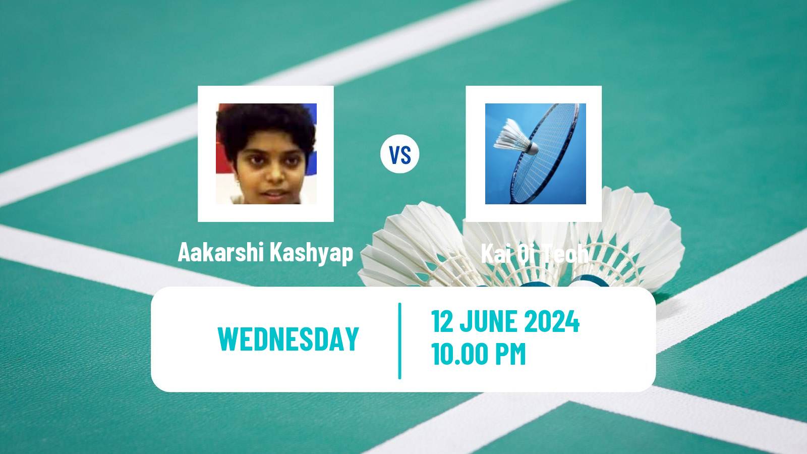 Badminton BWF World Tour Australian Open Women Aakarshi Kashyap - Kai Qi Teoh