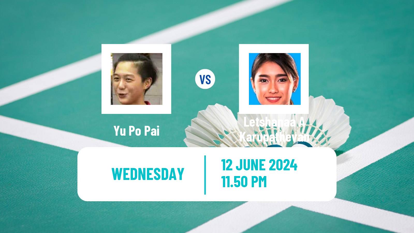 Badminton BWF World Tour Australian Open Women Yu Po Pai - Letshanaa A Karupathevan