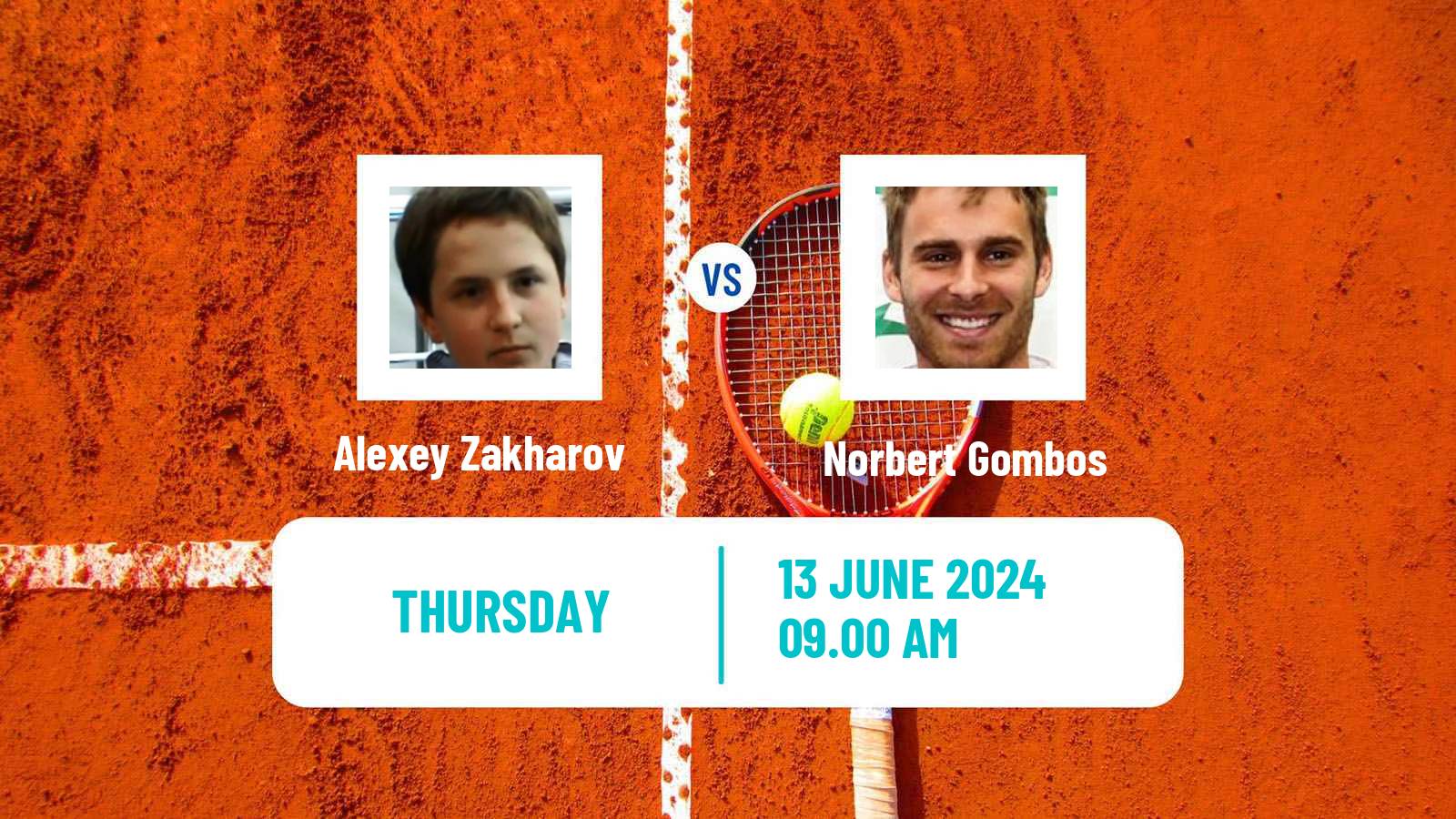 Tennis Bratislava Challenger Men Alexey Zakharov - Norbert Gombos