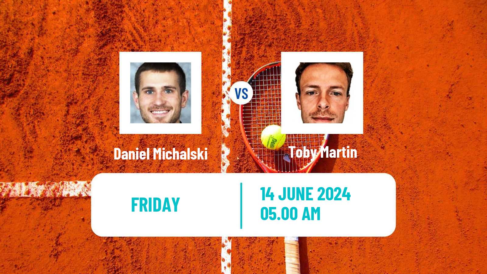 Tennis ITF M25 Aarhus Men Daniel Michalski - Toby Martin