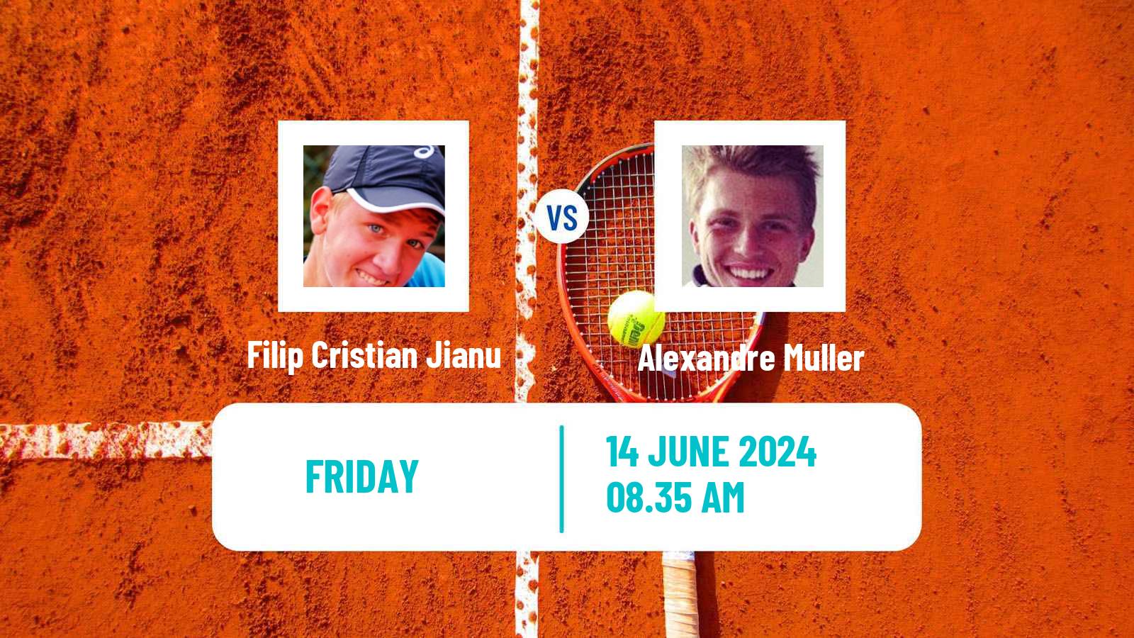 Tennis Lyon Challenger Men Filip Cristian Jianu - Alexandre Muller