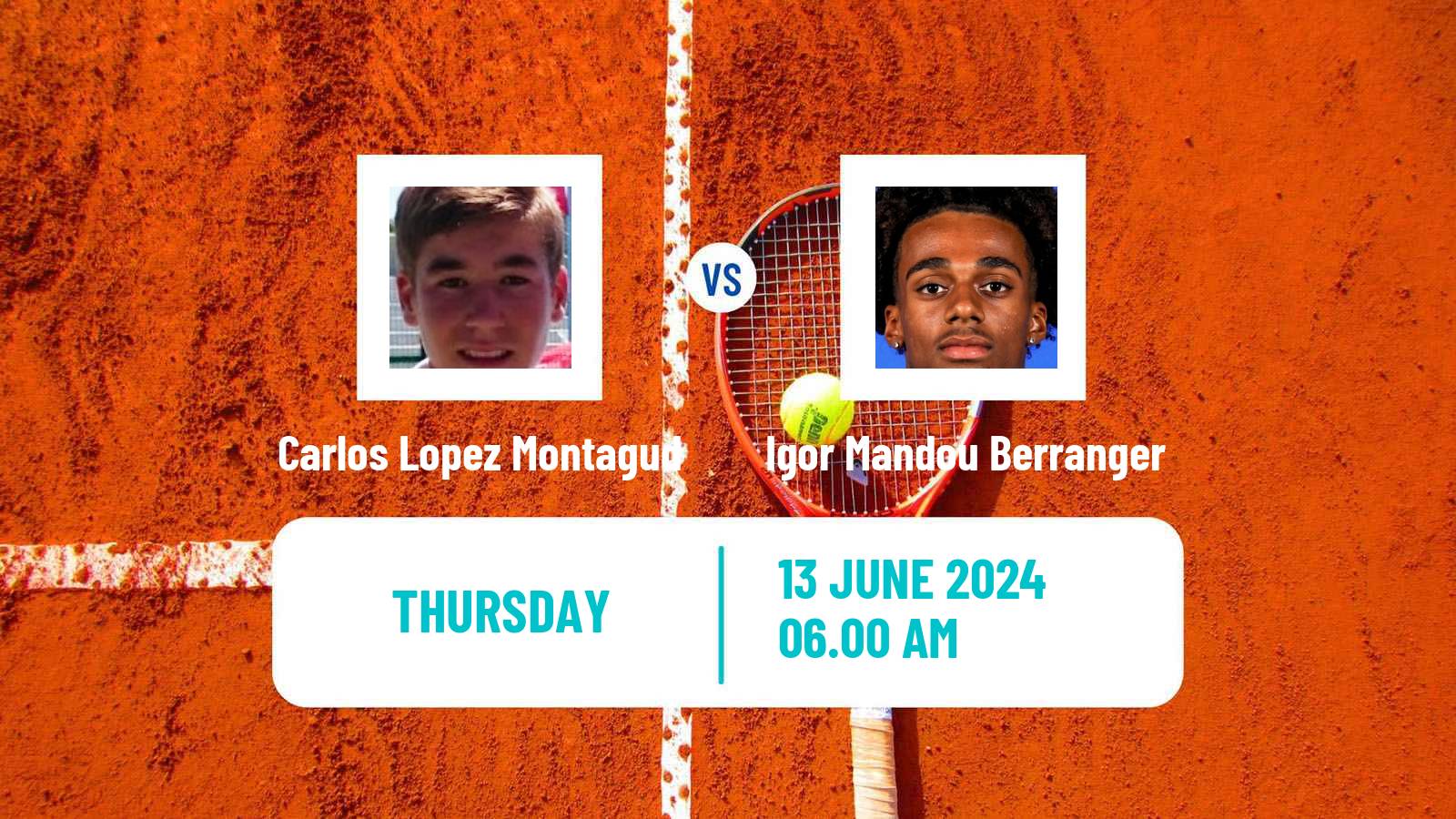Tennis ITF M25 Rabat Men Carlos Lopez Montagud - Igor Mandou Berranger