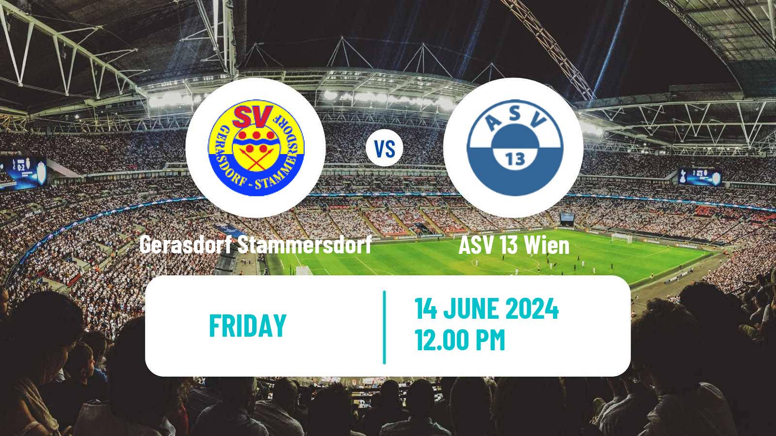 Football Austrian Landesliga Wien Gerasdorf Stammersdorf - ASV 13 Wien