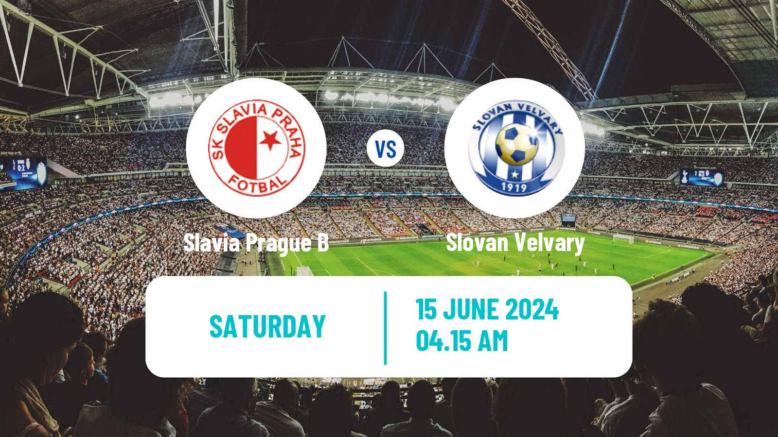 Soccer Czech CFL Group A Slavia Prague B - Robstav Velvary