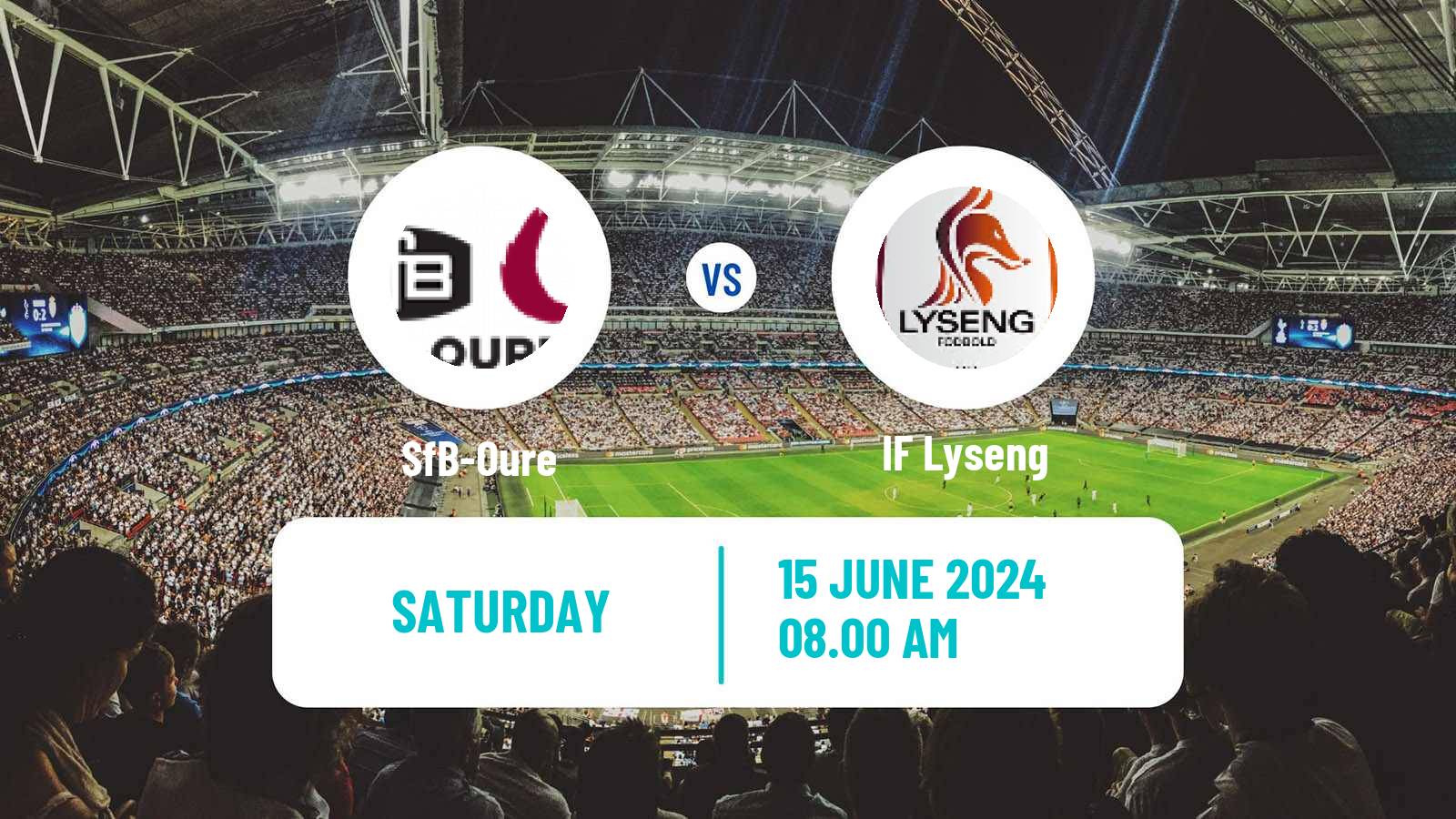 Football Danish 3 Division SfB-Oure - Lyseng