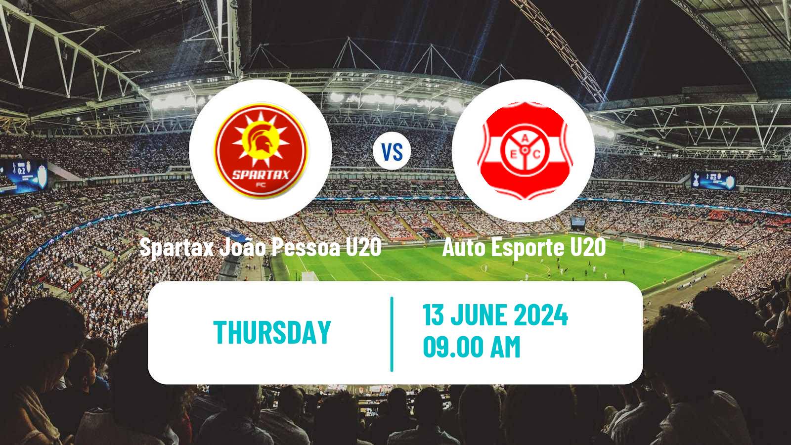 Football Brazilian Paraibano U20 Spartax João Pessoa U20 - Auto Esporte U20