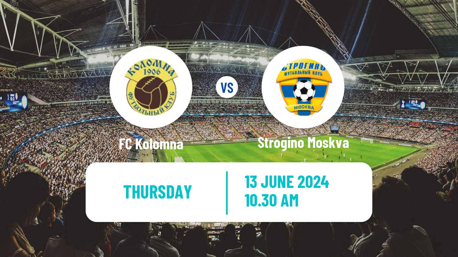 Soccer FNL 2 Division B Group 3 Kolomna - Strogino Moskva
