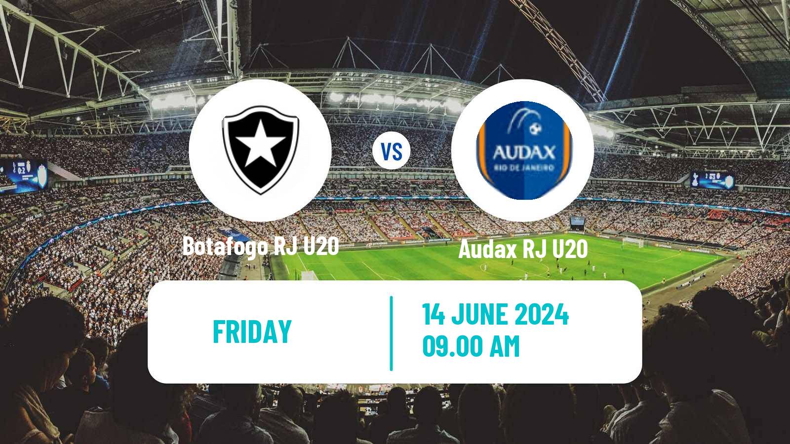Football Brazilian Carioca U20 Botafogo RJ U20 - Audax RJ U20