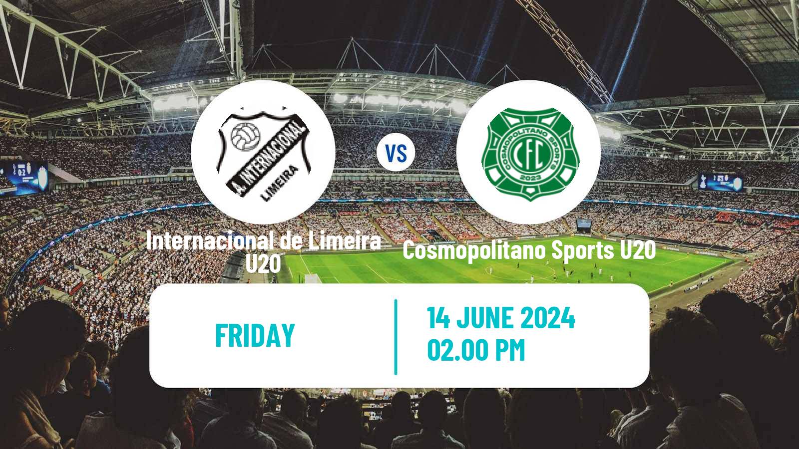 Soccer Brazilian Paulista U20 Internacional de Limeira U20 - Cosmopolitano Sports U20