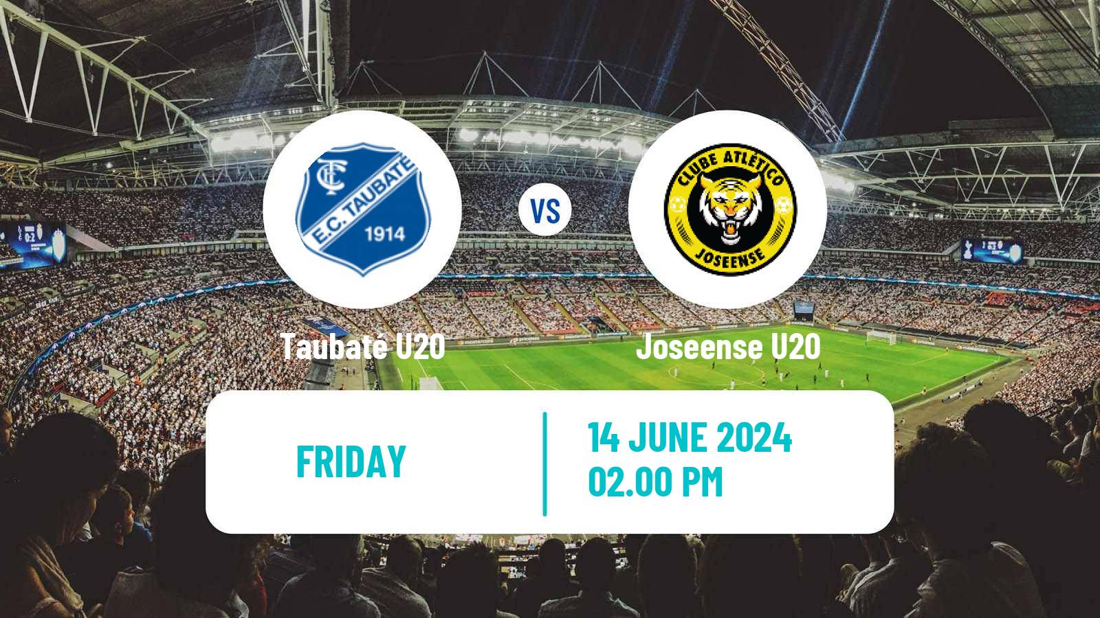 Soccer Brazilian Paulista U20 Taubaté U20 - Joseense U20