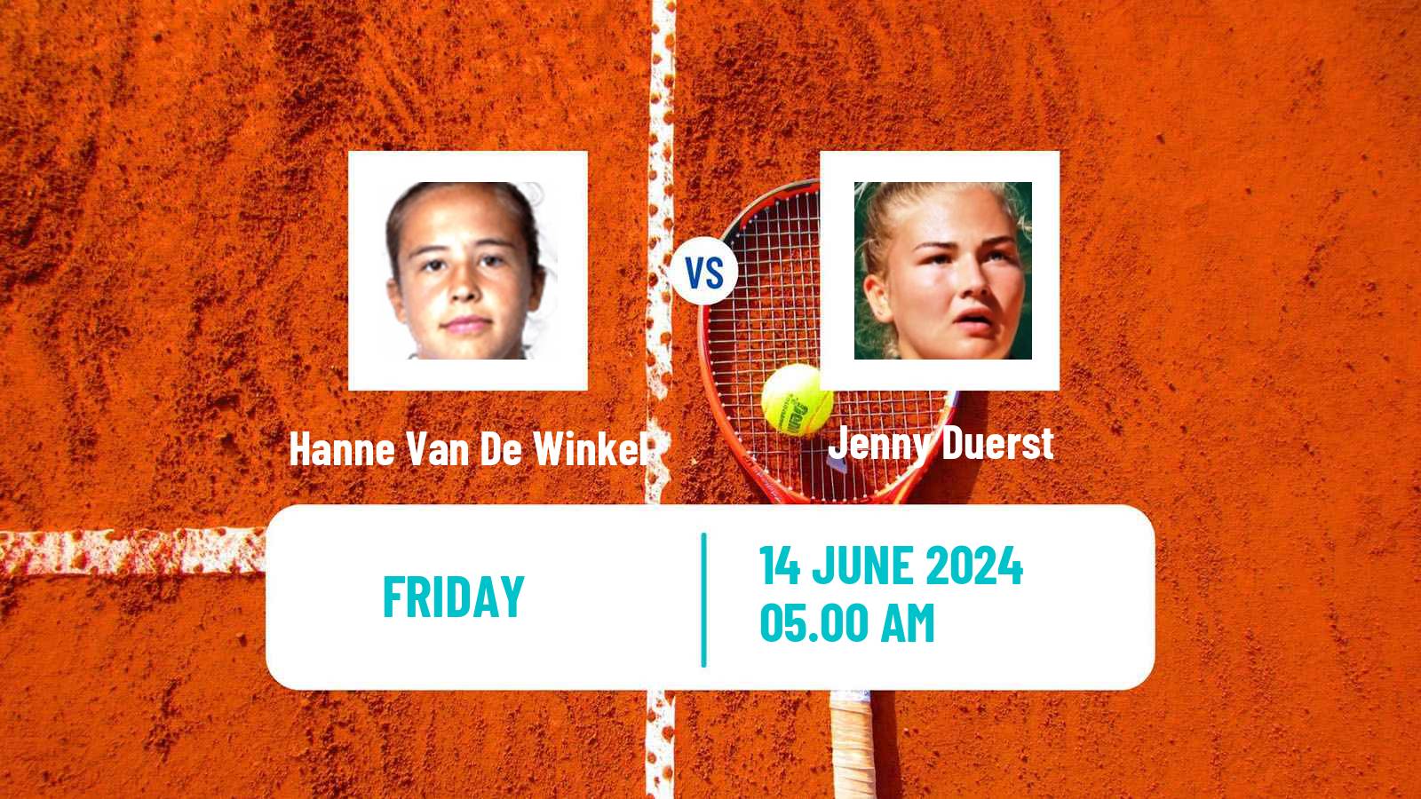 Tennis ITF W35 Gdansk Women Hanne Van De Winkel - Jenny Duerst