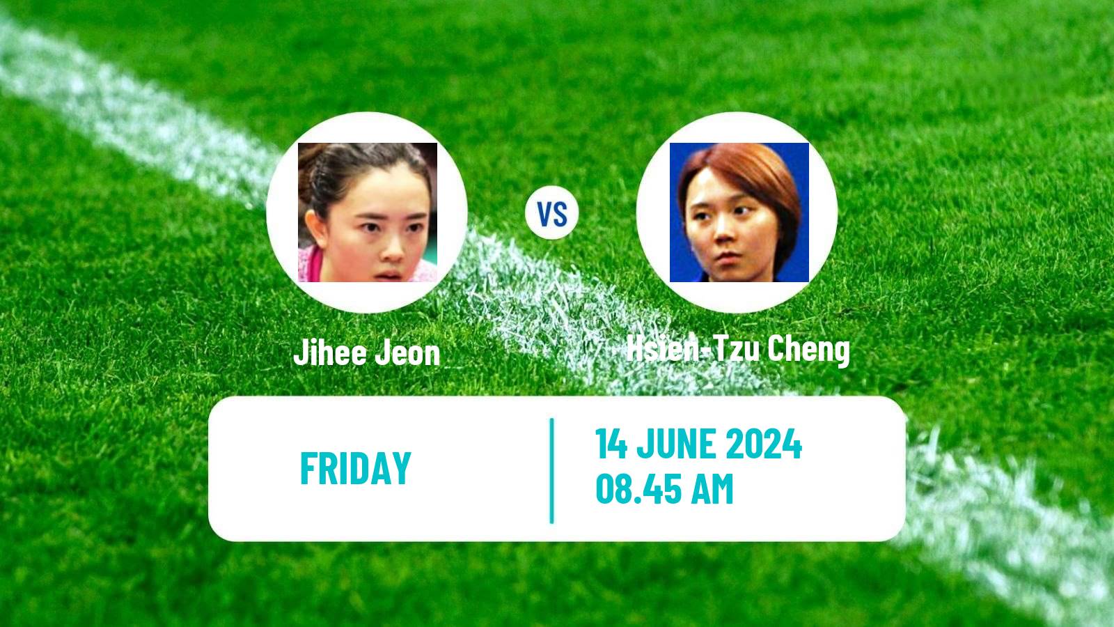 Table tennis Wtt Star Contender Ljubljana Women Jihee Jeon - Hsien-Tzu Cheng