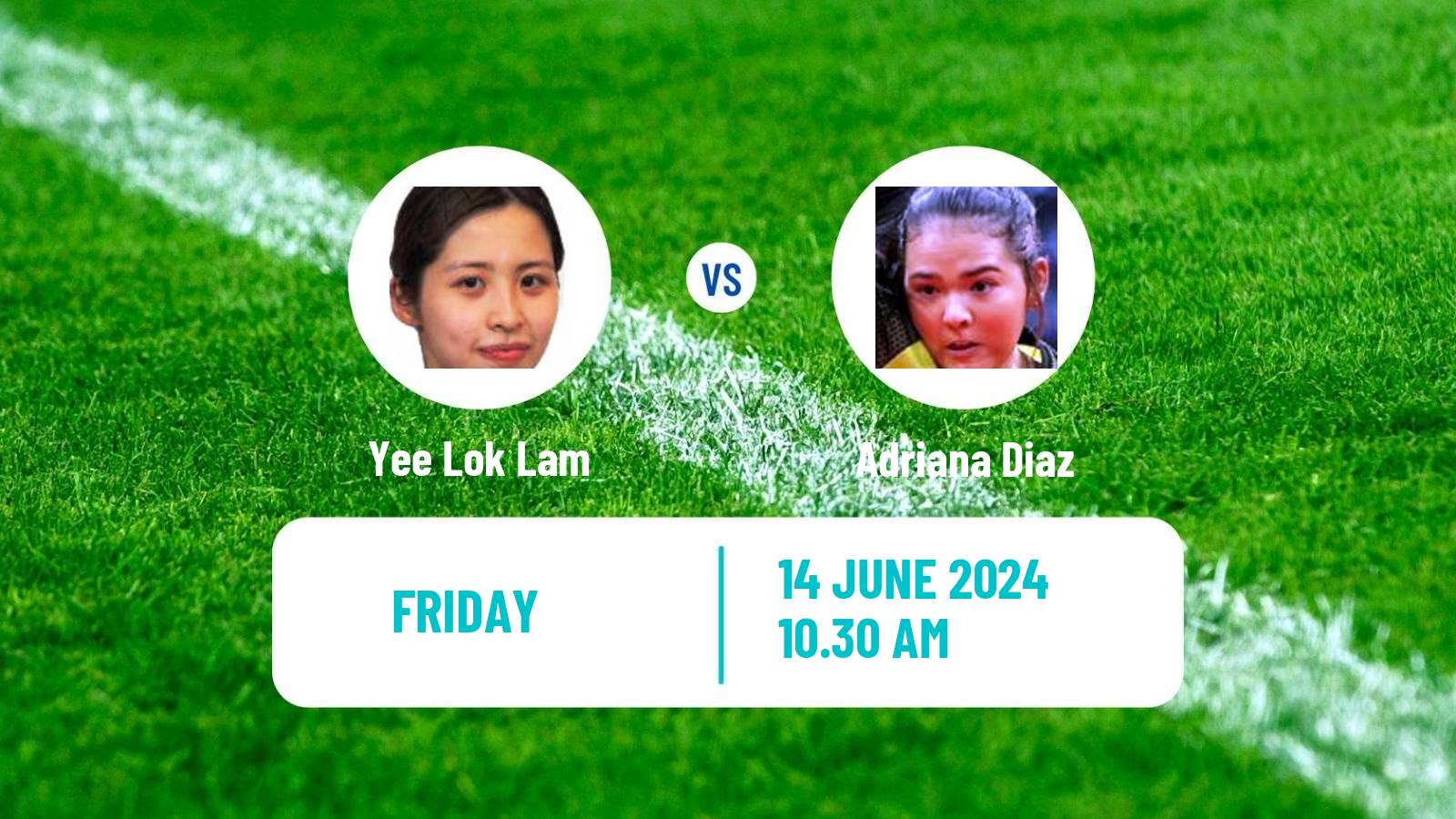 Table tennis Wtt Star Contender Ljubljana Women Yee Lok Lam - Adriana Diaz