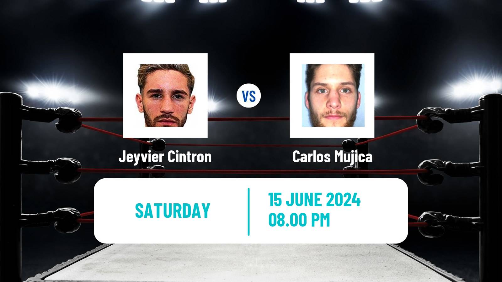 Boxing Bantamweight Others Matches Men Jeyvier Cintron - Carlos Mujica